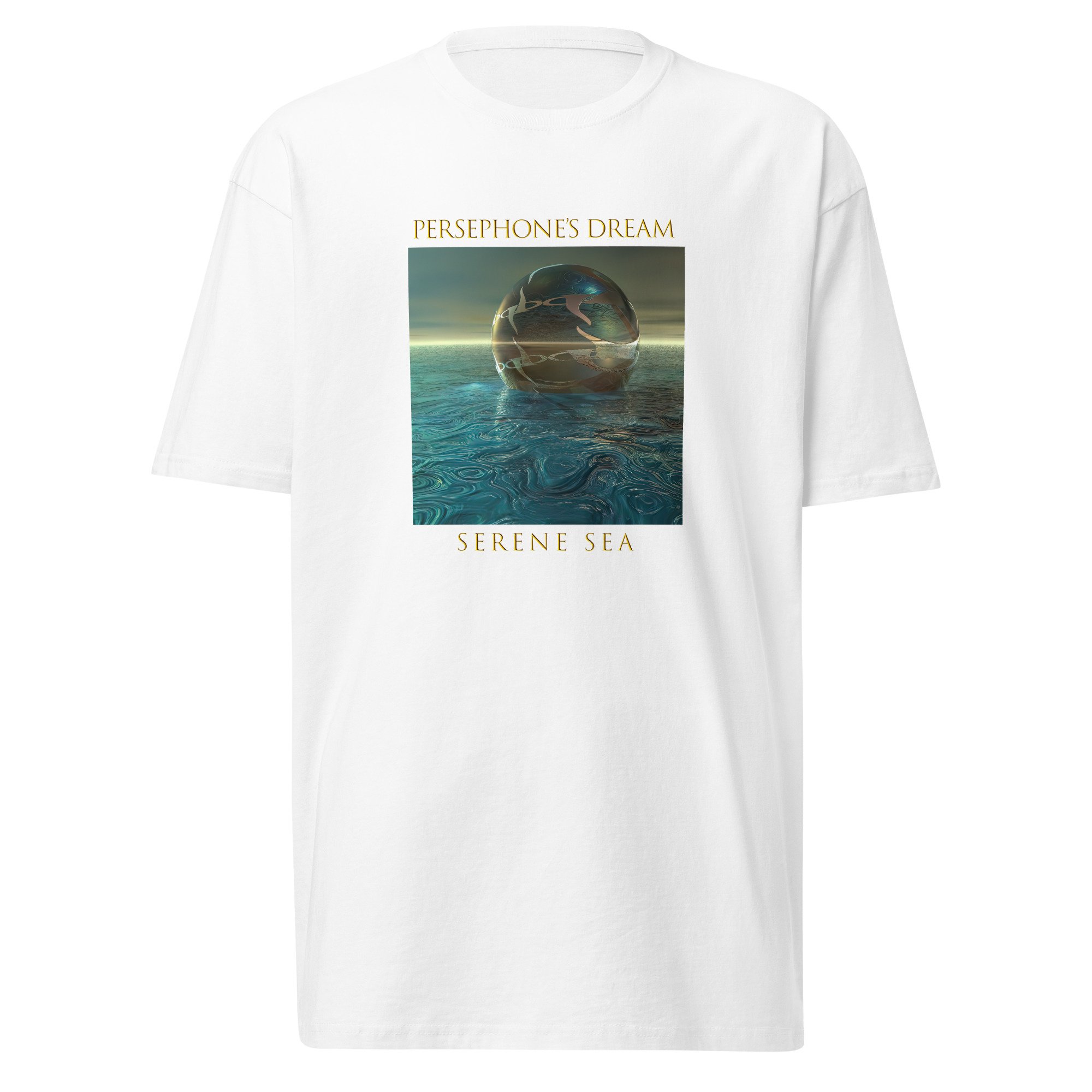Persephone's Dream "Serene Sea" Men’s Premium Heavyweight Tee - Image 7