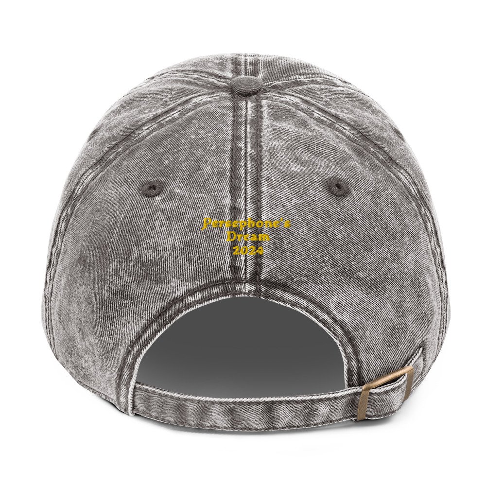 Persephone's Dream Vintage Cotton Twill Cap - Image 5