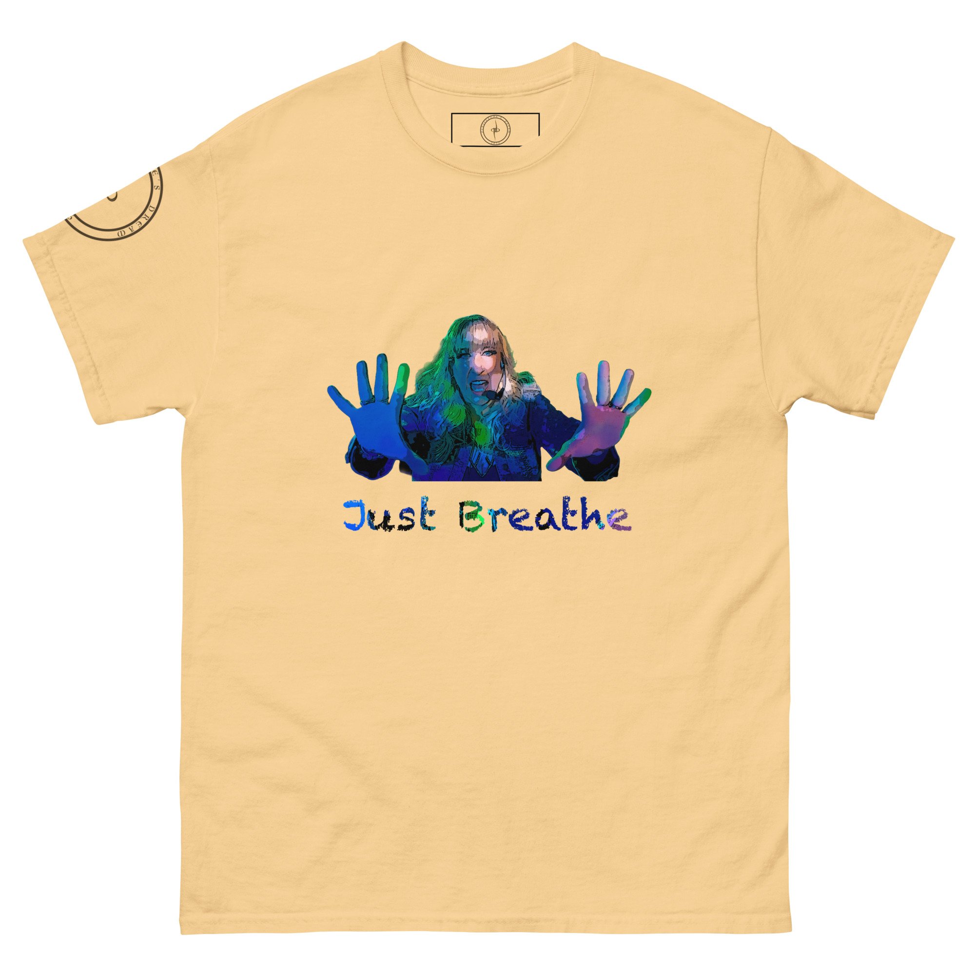 Persephone's Dream "Just Breathe" Unisex Classic Tee - Light Colored - Image 7