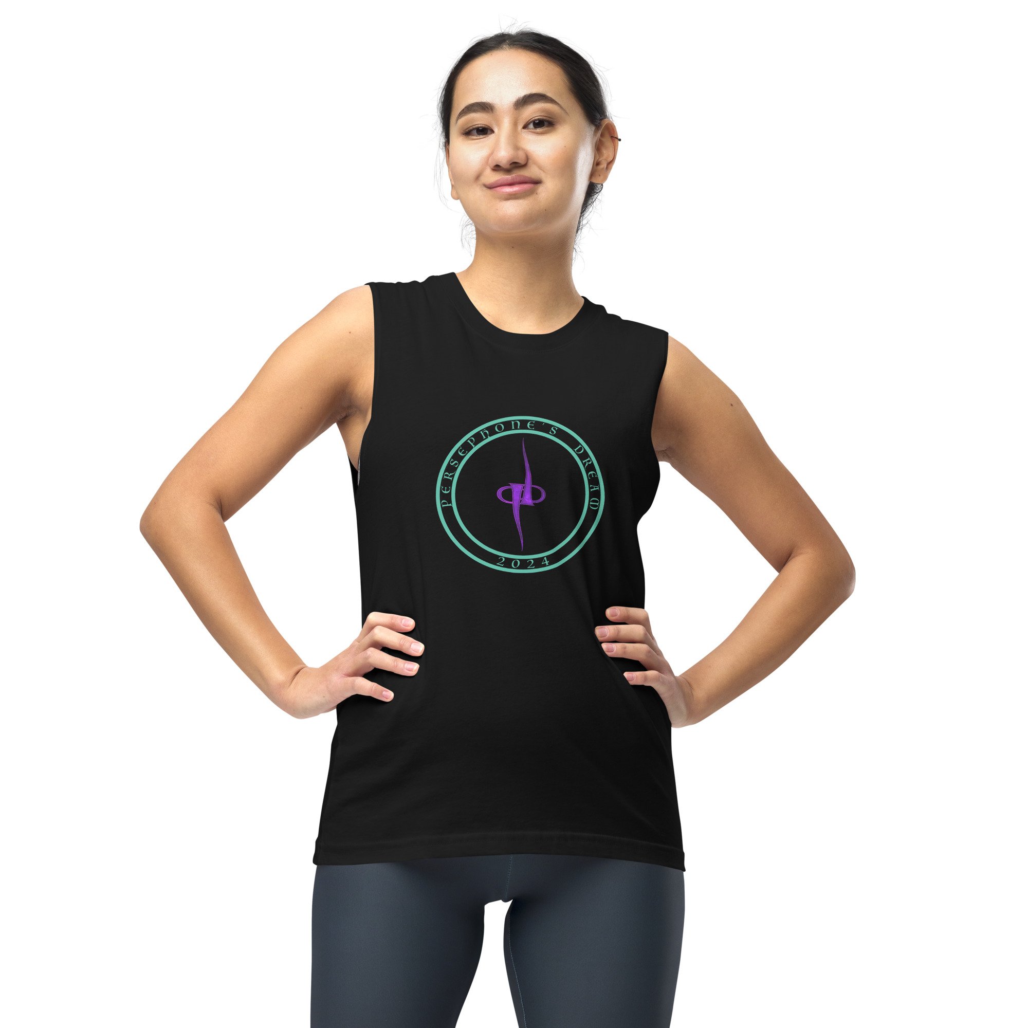 Persephone’s Dream PD Logo Unisex Muscle Shirt - Image 3