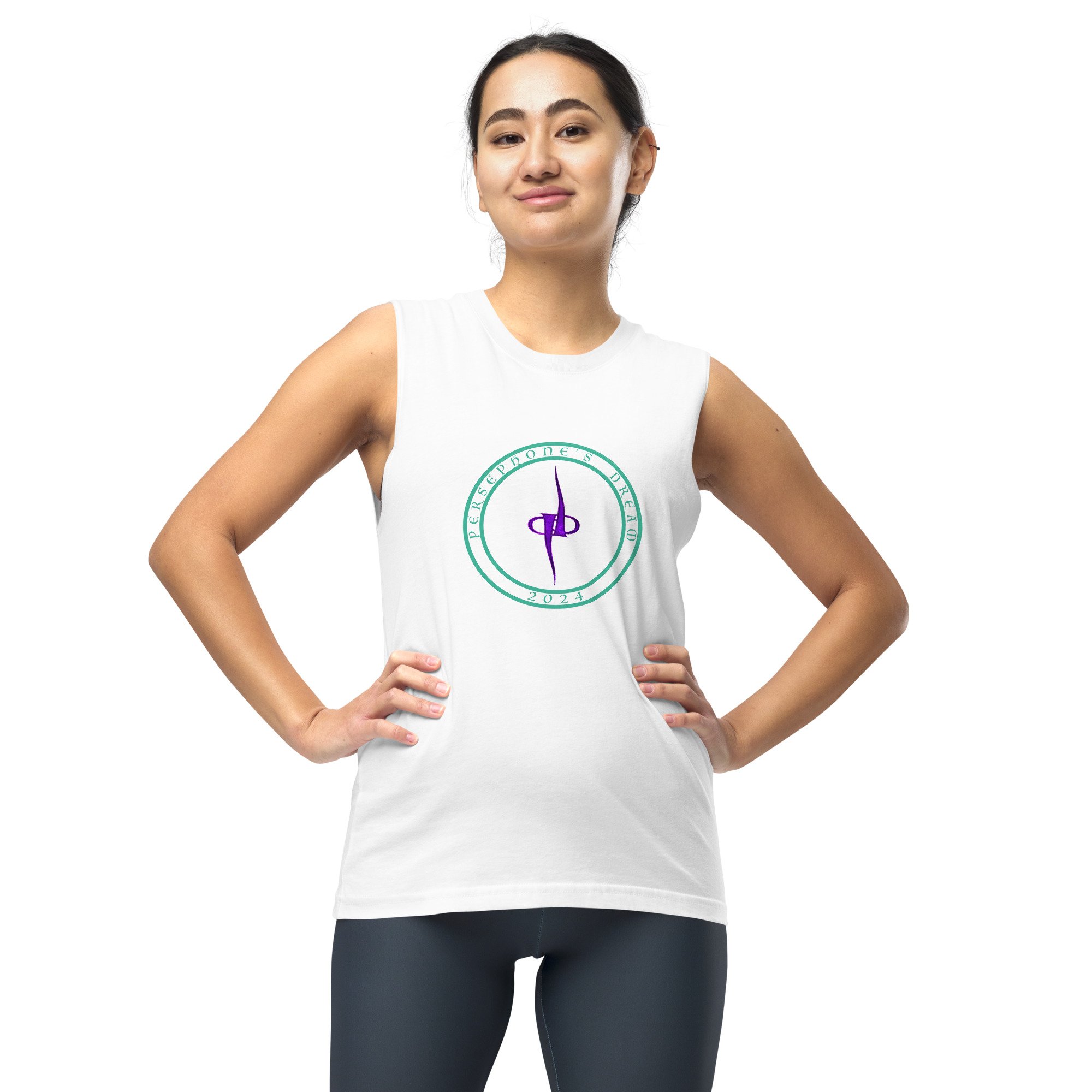 Persephone’s Dream PD Logo Unisex Muscle Shirt - Image 2